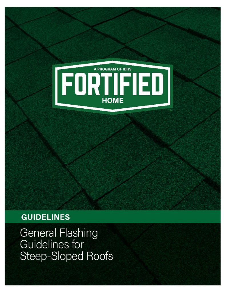 General Flashing Guidelines for Steep-Sloped Roofs