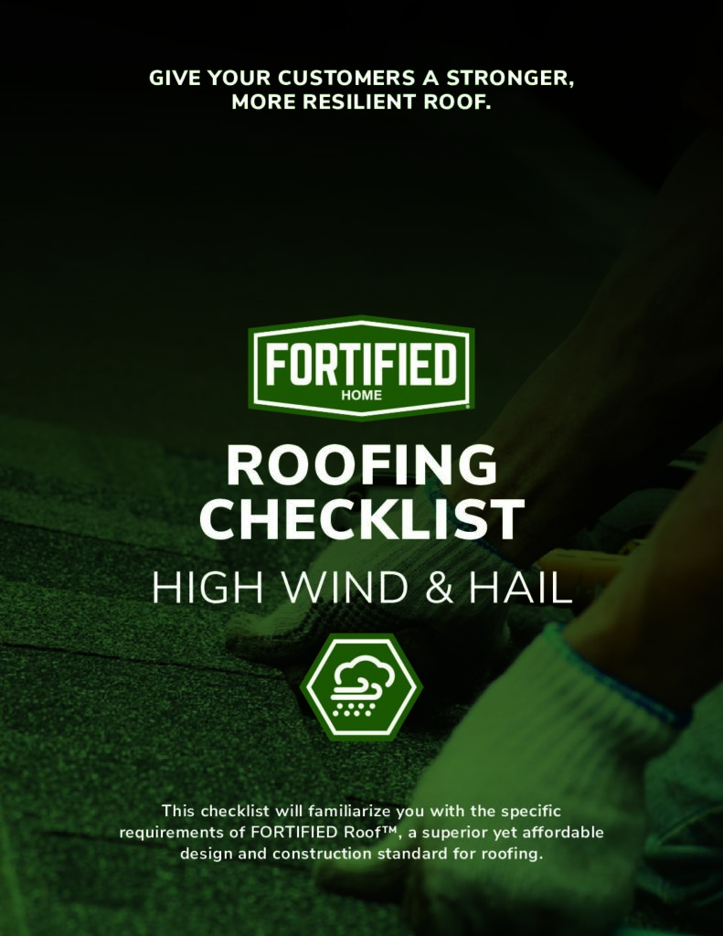 Re-Roofing Checklist – High Wind & Hail
